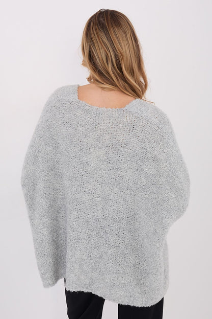  Sweter Damski Model CH-SW-72981.05P Grey - Factory Price 