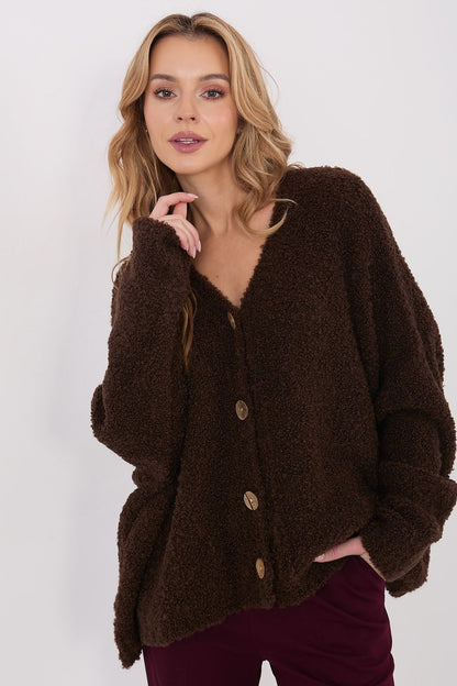  Sweter Damski Model CH-SW-72981.05P Dark Brown - Factory Price 