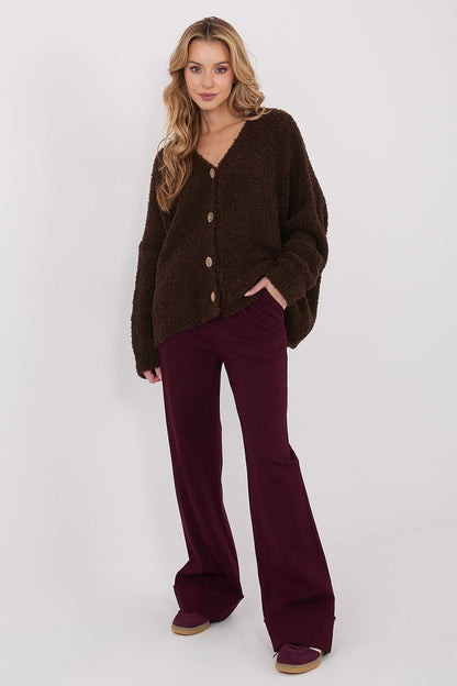  Sweter Damski Model CH-SW-72981.05P Dark Brown - Factory Price 