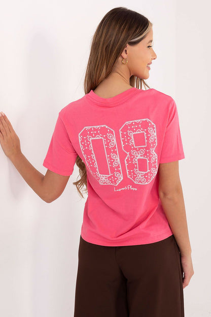   Tshirt Damski Model D12022M02853A Pink - Sublevel 