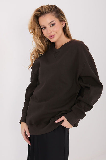   Bluza Damska Model WT-BL-A1047.69 Dark Brown - Factory Price 