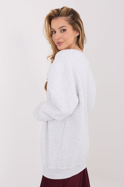   Bluza Damska Model WT-BL-A1047.69 Light Grey - Factory Price 