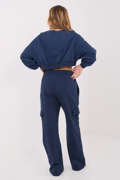  Spodnie Dresowe Model WT-SP-A1275.02P Navy - Factory Price 