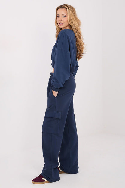  Spodnie Dresowe Model WT-SP-A1275.02P Navy - Factory Price 