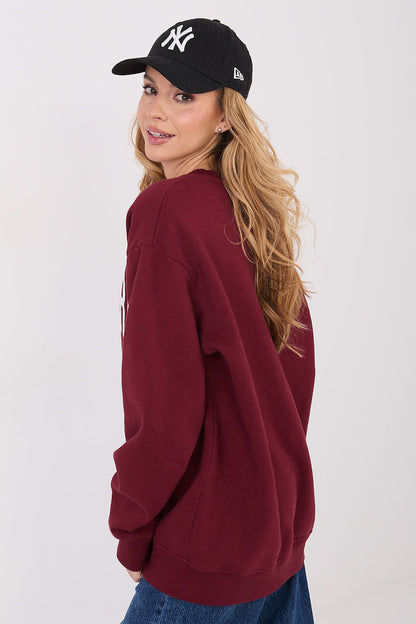   Bluza Damska Model WT-BL-A1062.29 Bordo - Factory Price 