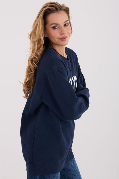   Bluza Damska Model WT-BL-A1062.29 Navy - Factory Price 