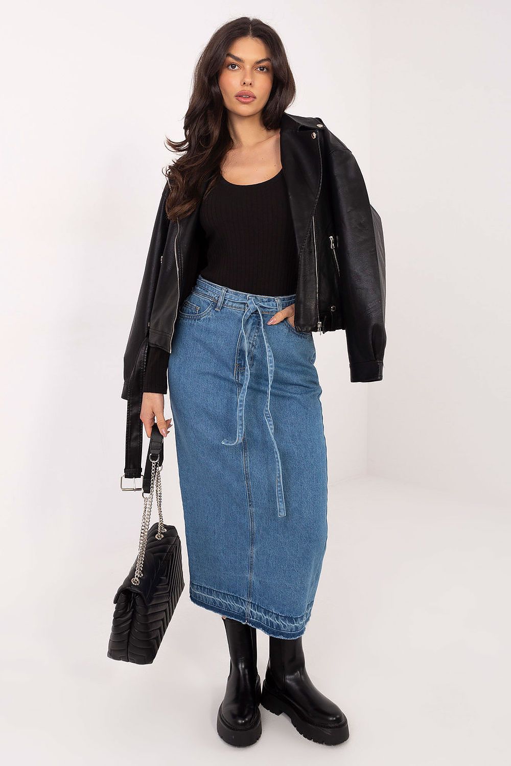  Spódnica Model D80030BI50248L211 Blue - Sublevel 