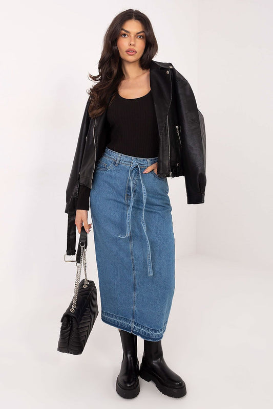  Spódnica Model D80030BI50248L211 Blue - Sublevel 