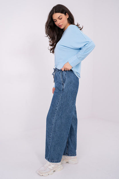  Spodnie Jeansy Damskie Model D80038BB62627M327 Dark Blue - Sublevel 