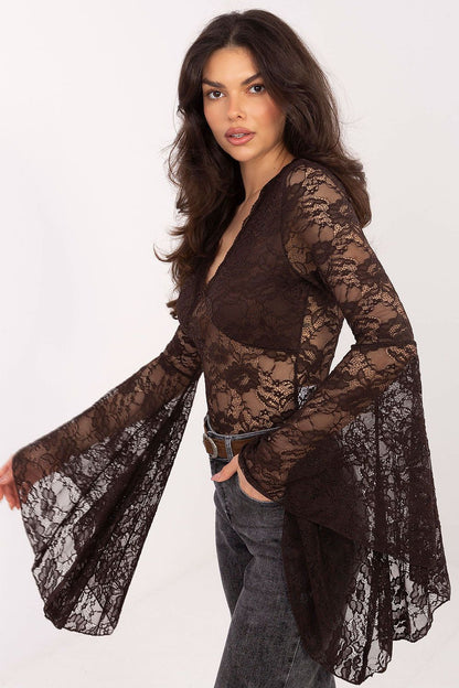   Bluzka Model PM-BZ-SF193.72 Dark Brown - Factory Price 