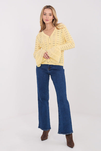  Sweter Damski Model PM-SW-SF118.86 Light Yellow - Factory Price 