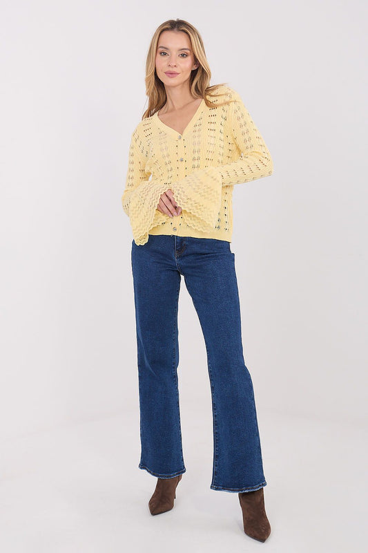  Sweter Damski Model PM-SW-SF118.86 Light Yellow - Factory Price 