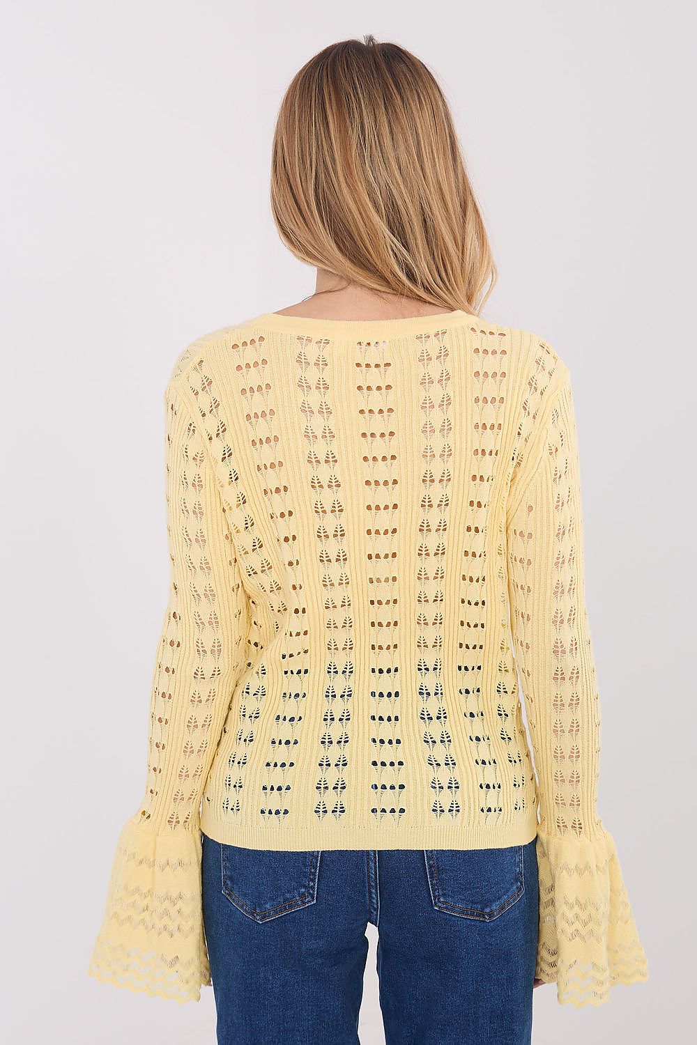  Sweter Damski Model PM-SW-SF118.86 Light Yellow - Factory Price 