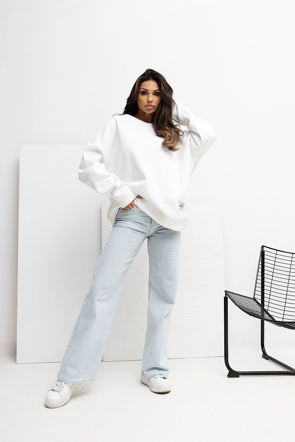   Bluza Damska Model RV-BL-A1038.01P Ecru - Rue Paris 