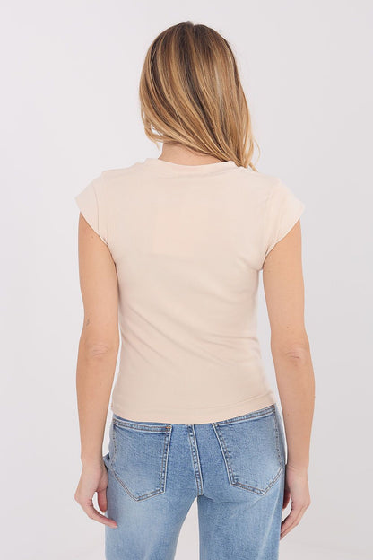  Koszulka Top Model PM-BZ-SF103.36 Light Beige - Factory Price 