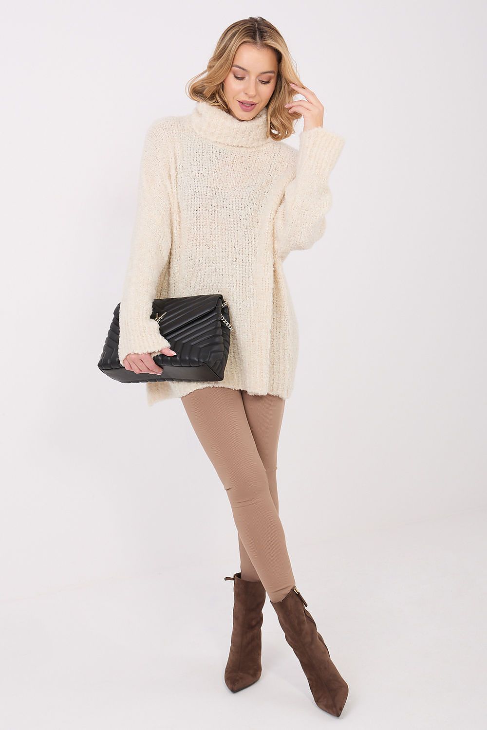   Golf Damski Model CH-SW-72993.25 Light Beige - Factory Price 