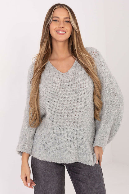   Sweter Damski Model CH-SW-72630.79 Grey - Factory Price 