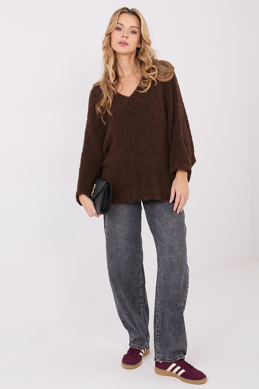   Sweter Damski Model CH-SW-72630.79 Dark Brown - Factory Price 