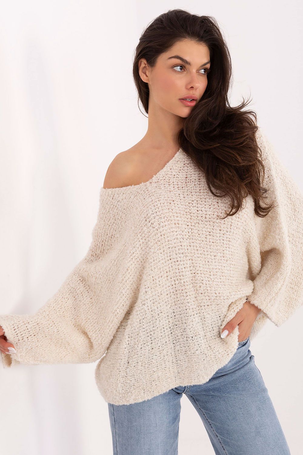   Sweter Damski Model CH-SW-72630.79 Light Beige - Factory Price 