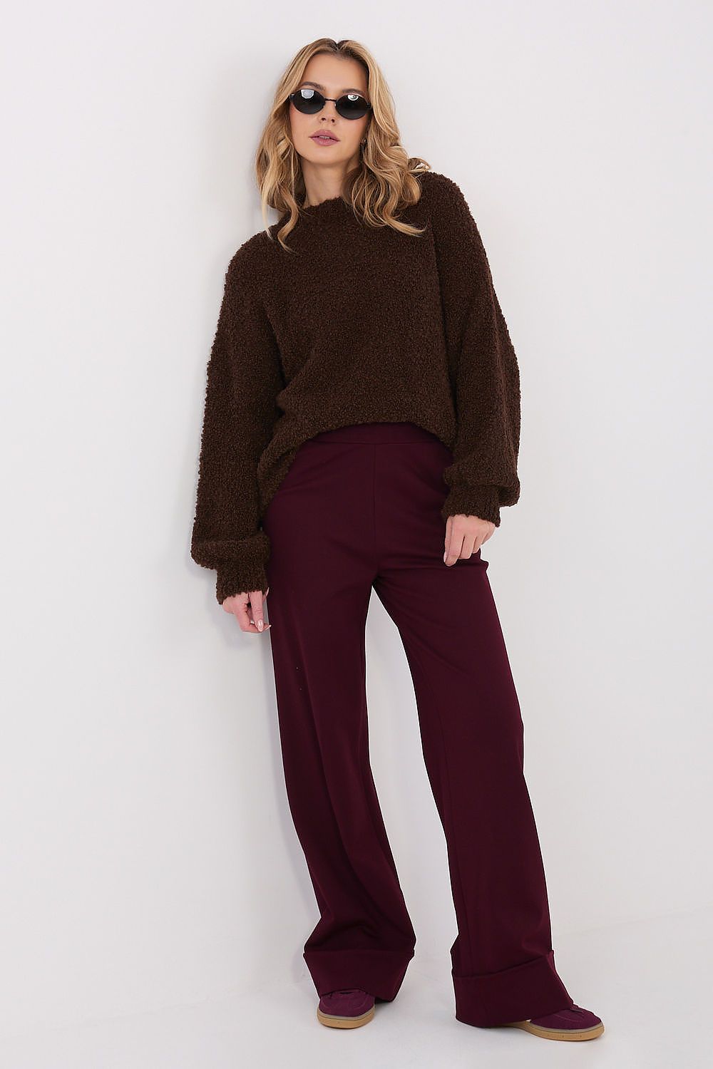   Sweter Damski Model CH-SW-72610.62 Dark Brown - Factory Price 
