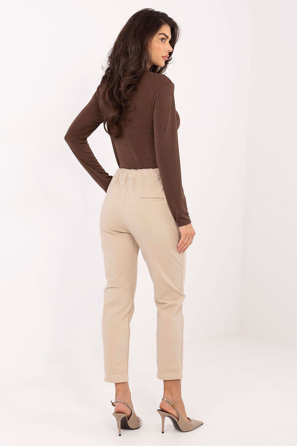  Spodnie Damskie Model IT-SP-FL7690.64 Beige - Factory Price 