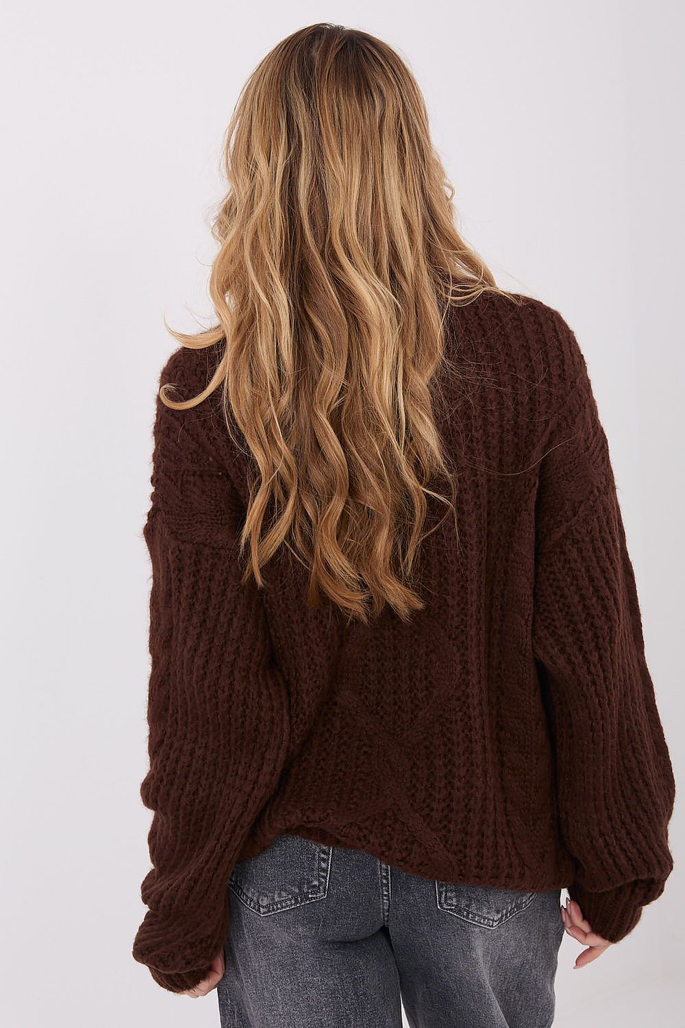   Sweter Damski Model IN-SW-33831.25 Dark Brown - Factory Price 