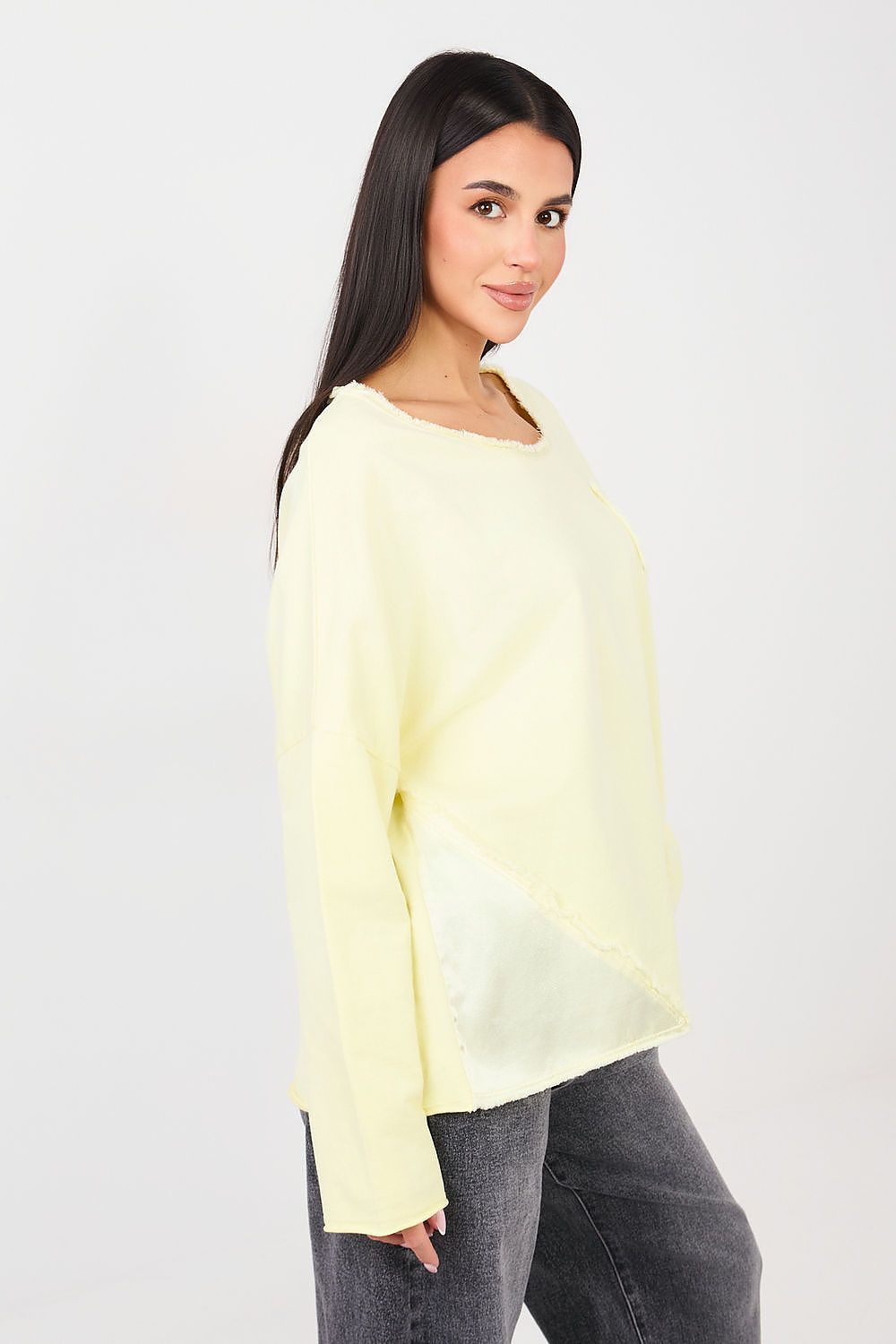   Bluzka Model IT-BZ-6527.64 Light Yellow - Factory Price 