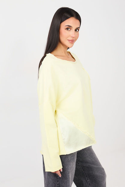   Bluzka Model IT-BZ-6527.64 Light Yellow - Factory Price 