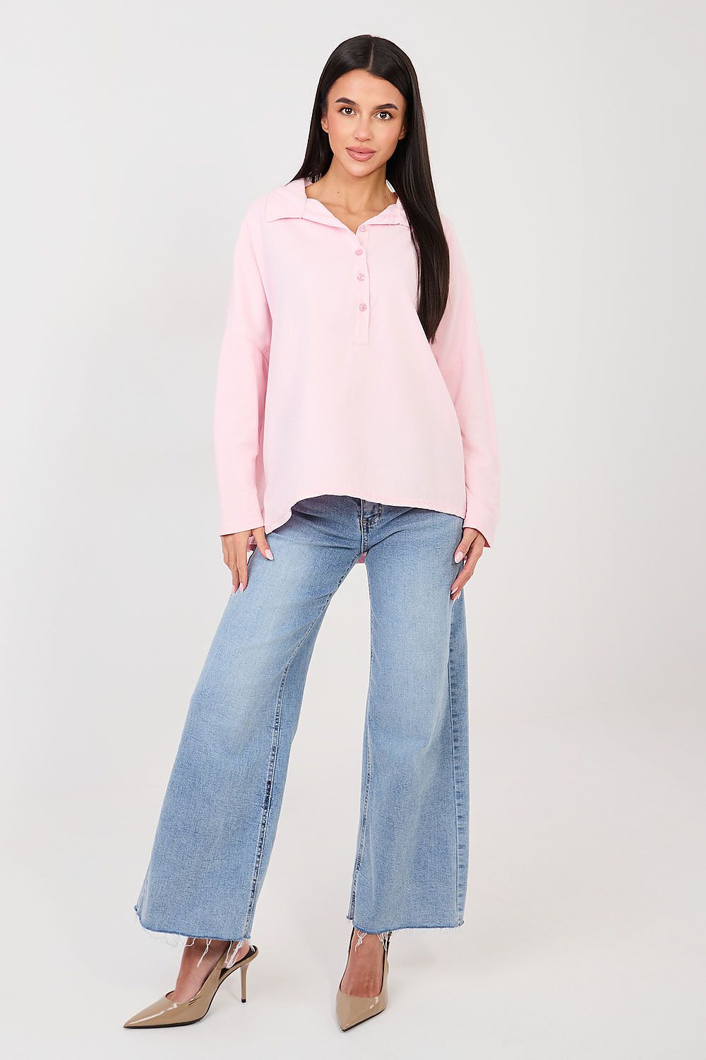   Bluzka Model IT-BZ-6697.30 Light Pink - Factory Price 
