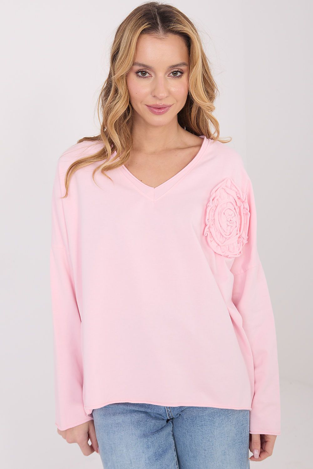   Bluzka Model IT-BZ-6694.69 Light Pink - Factory Price 