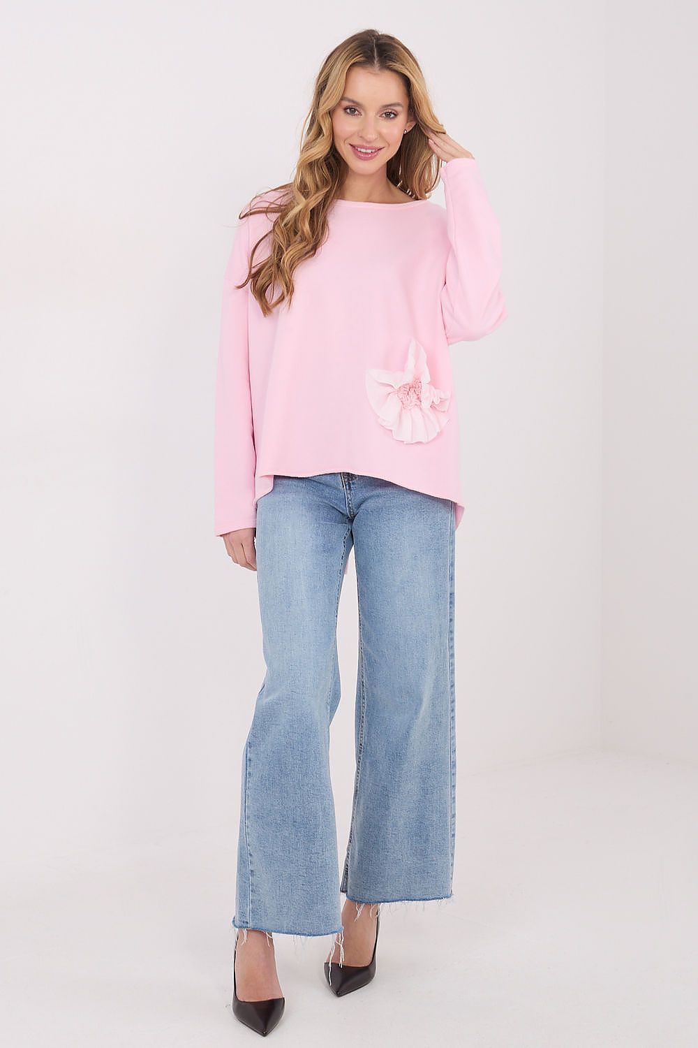  Bluzka Model IT-BZ-6693.70 Light Pink - Factory Price 