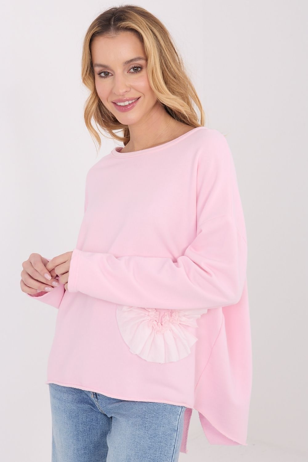   Bluzka Model IT-BZ-6693.70 Light Pink - Factory Price 