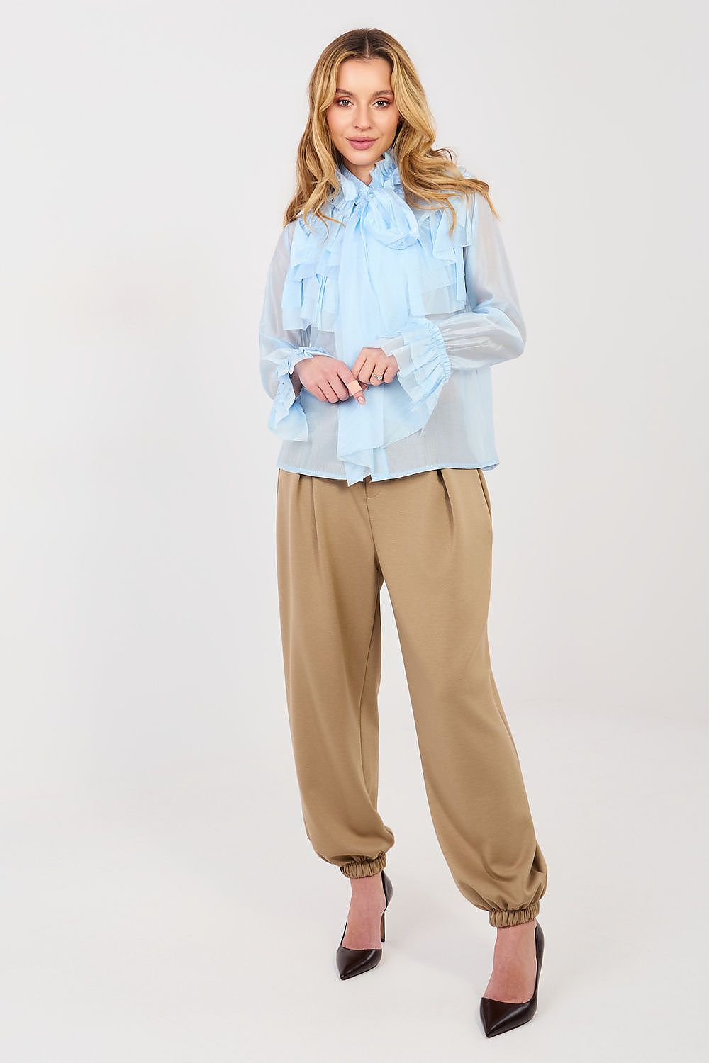   Koszula Damska Model IT-KS-28882.03 Light Blue - Factory Price 