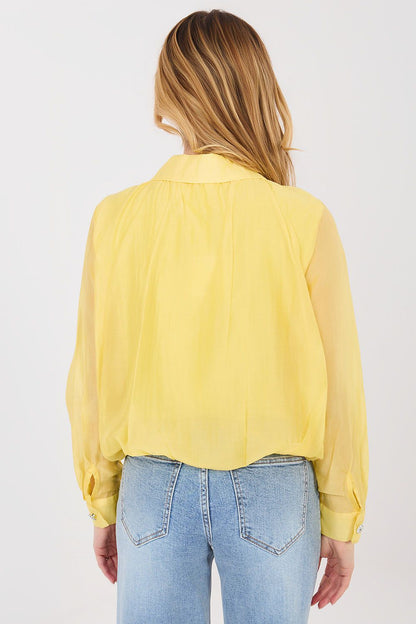   Bluzka Model IT-BZ-29261.08P Yellow - Factory Price 