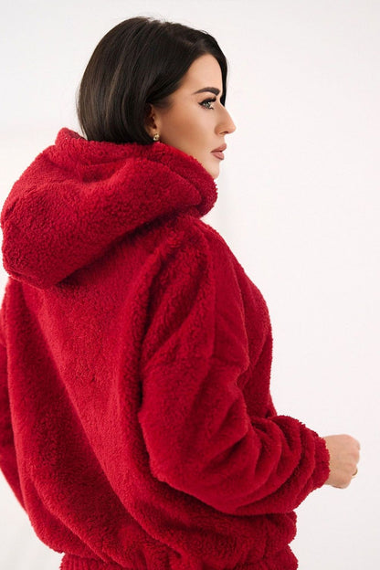   Bluza Damska Model CS-BL-BT1029.97P Dark Red - Factory Price 