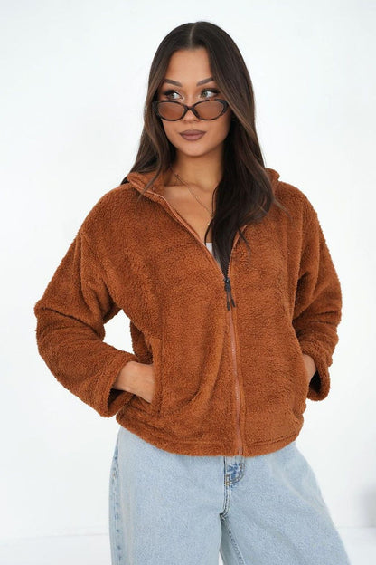   Bluza Damska Model CS-BL-BT1033.09 Light Brown - Factory Price 