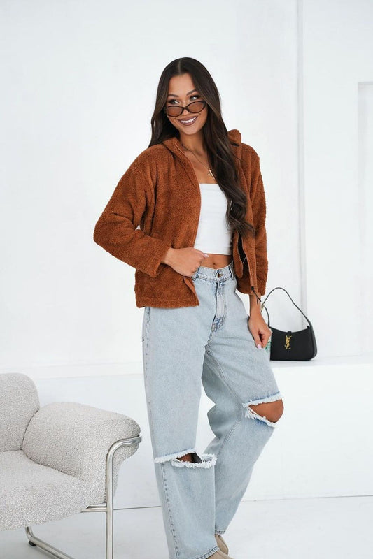   Bluza Damska Model CS-BL-BT1033.09 Light Brown - Factory Price 
