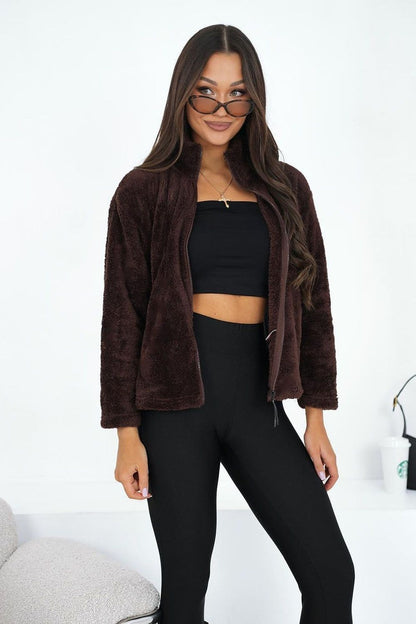   Bluza Damska Model CS-BL-BT1033.04 Dark Brown - Factory Price 