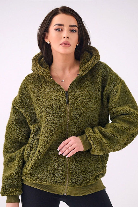   Bluza Damska Model CS-BL-BT1032.98P Khaki - Factory Price 