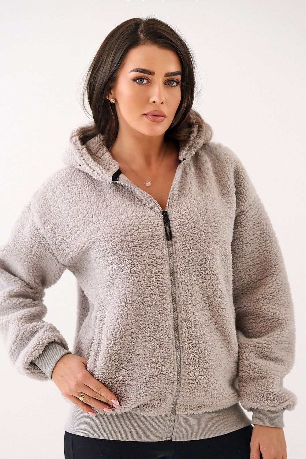   Bluza Damska Model CS-BL-BT1032.98P Light Grey - Factory Price 