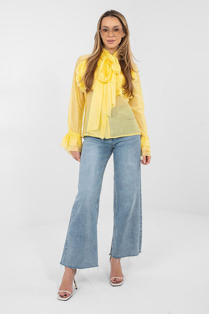   Koszula Damska Model IT-KS-28882.03 Yellow - Factory Price 