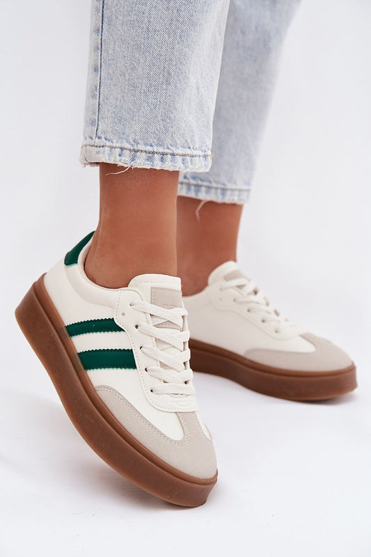   Buty Sportowe Model Elaraven 25SP26-9080 White/Green - Step in style 
