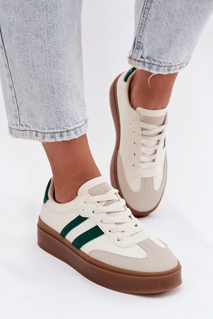   Buty Sportowe Model Elaraven 25SP26-9080 White/Green - Step in style 