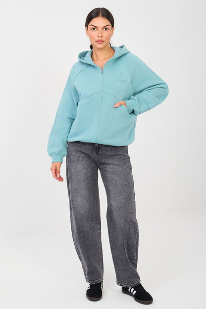   Bluza Damska Model NS-BL-NS2566.15 Turkus - Factory Price 