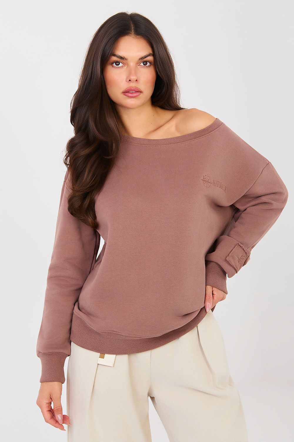   Bluza Damska Model NS-BL-NS2567.03 Brown - Factory Price 