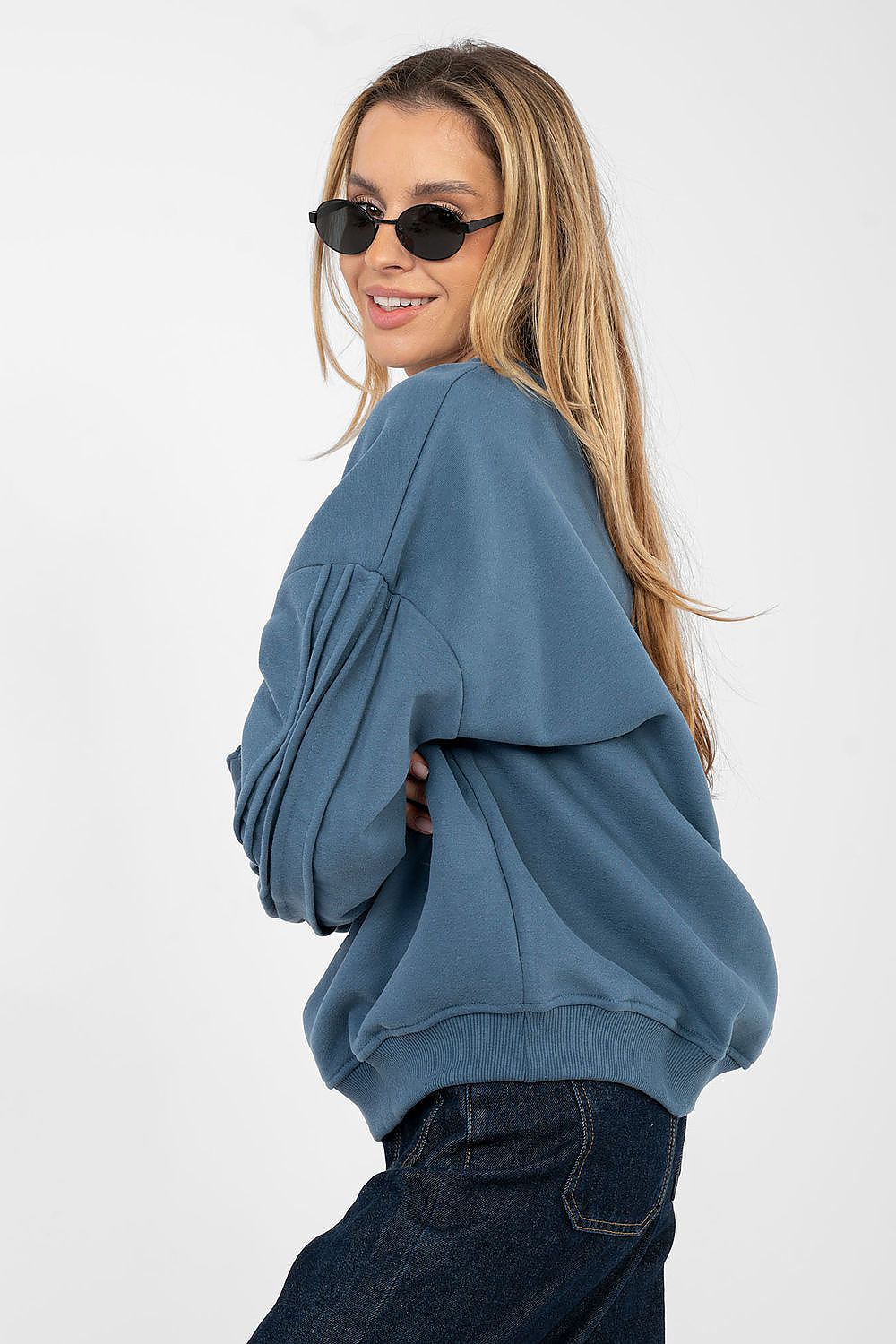   Bluza Damska Model NS-BL-NS2548.05 Dark Blue - Factory Price 