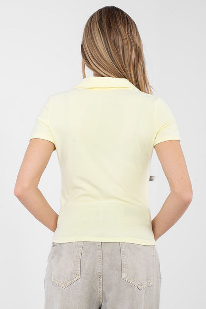   Bluzka Model PM-BZ-SF189.91 Light Yellow - Factory Price 