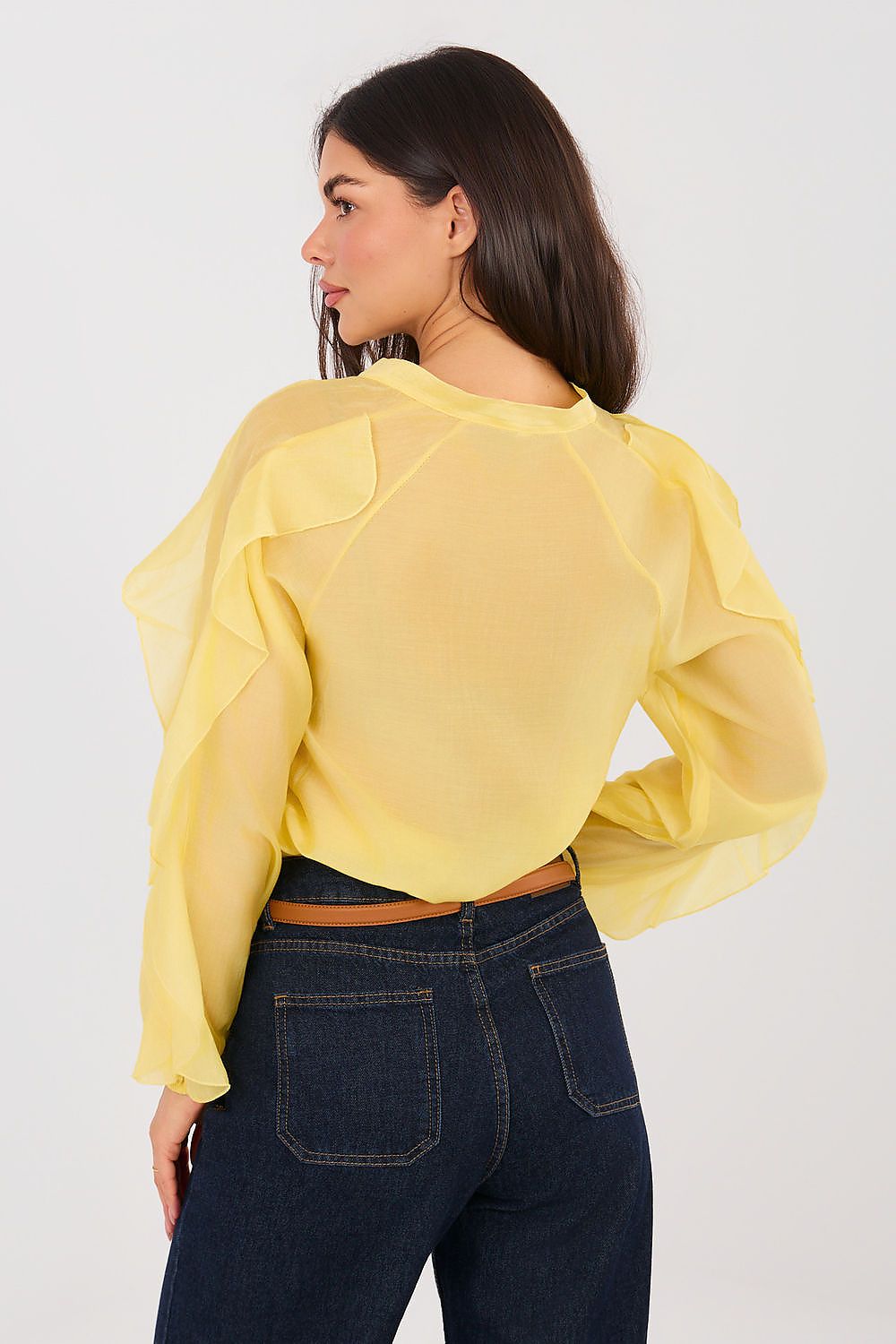  Koszula Damska Model IT-KS-29035.50 Yellow - Factory Price 