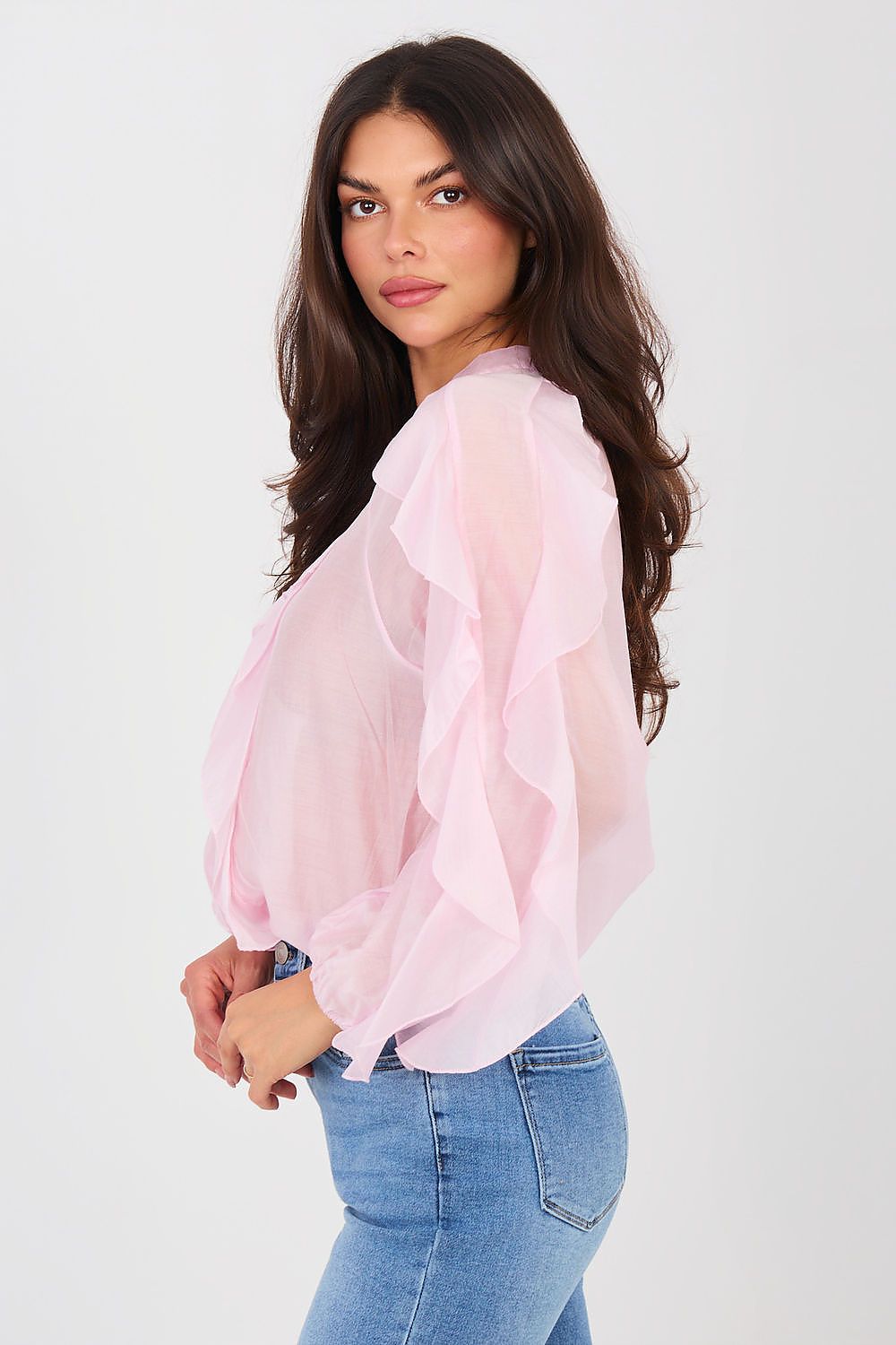   Koszula Damska Model IT-KS-29035.50 Light Pink - Factory Price 