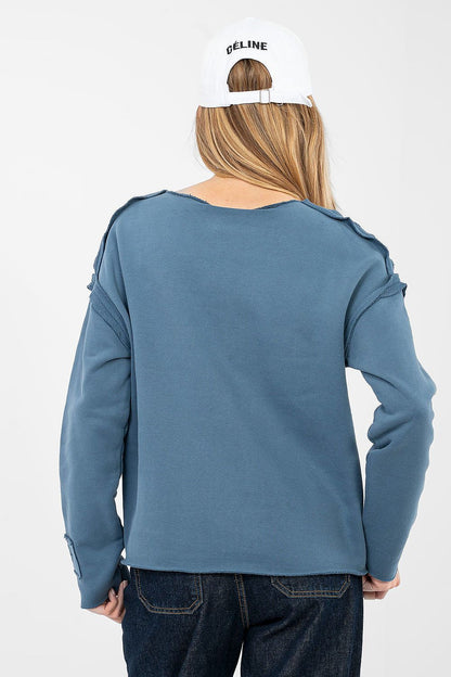   Bluza Damska Model NS-BL-NS2553.16 Dark Blue - Factory Price 